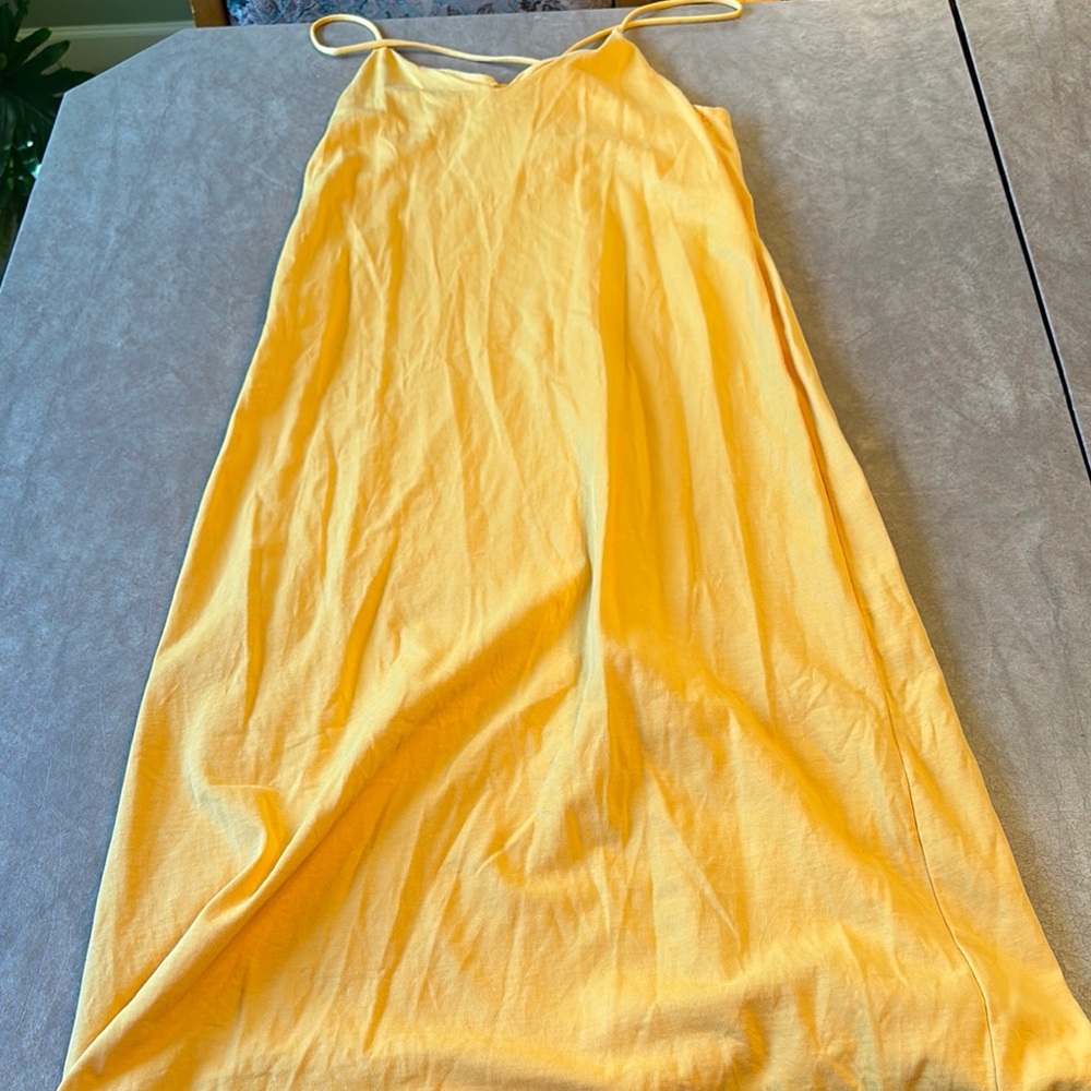 Zara orange maxi dress - Picture 1 of 5